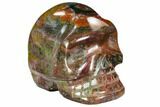 Polished Colorful Jasper Skull #108358-1